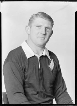 Barry 'Peter' Eastgate, member of the All Blacks, New Zealand representative rugby union team
