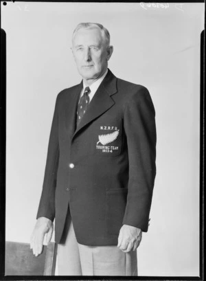 Mr J N Millard of Wellington, manager of the All Blacks touring team 1953-1954