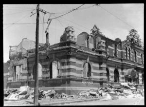 1931 Hawke's Bay earthquake, Napier, destroyed building