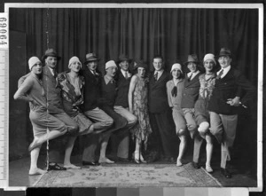 Photograph of students's revue
