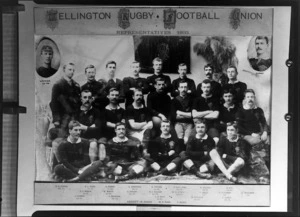Wellington Rugby Football Union representative rugby team of 1893, with names