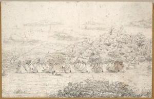 Fulton, William Wright :Capt. Hammersley's camp, Parihaka [ca 1881]