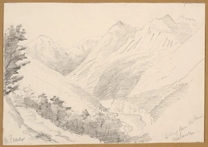 Fraser, Malcolm 1834-1900 :Looking down the river Arahura /M. /Fraser [1865]