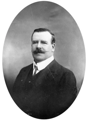 Head and shoulders portrait of Joseph George Ward