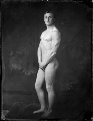 Nude portrait of Mr E H Garland