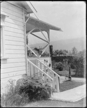 View of Albert Percy Godber's house at Whiteman's Valley Road, Silverstream