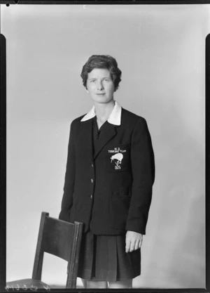 B J Saunders, New Zealand Women's Hockey touring team, 1959