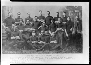 New Zealand rugby team in Australia, 1884