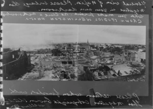 General view of Napier after the 1931 Hawke's Bay earthquake
