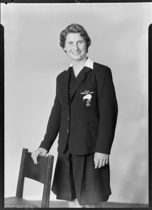 M J Davis, New Zealand Women's Hockey touring team, 1959