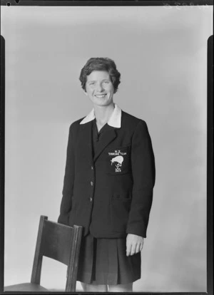 B J Saunders, New Zealand Women's Hockey touring team, 1959