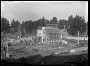 Electric substation at Halfway Bush, Dunedin, 1926.