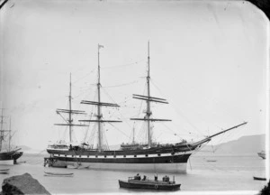 The sailing ship Waimate at an identified port