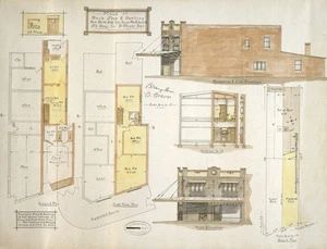Strange-Mure, L. architect and builder :Plans of brick shop & dwelling Part Partn 818, Cor Anzac Pde and Gale Rd, Sth Kens. for B. Beaver Esqr. [ca 1920].