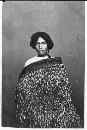 Unidentified Maori woman, probably from Hawkes Bay