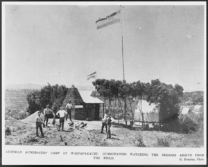 Gum diggers' camp at Waipapakauri