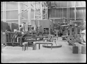 Tire (tyre) heaters at Hutt Railway Workshops, 1929.