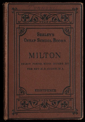 Comus, Lycidas, L'Allegro, Il penseroso, and selected sonnets / Milton ; with notes by Henry R. Huckin.