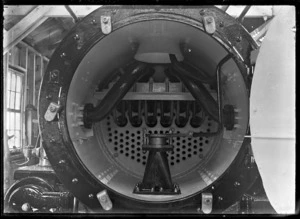 Smokebox of Ab class locomotive (New Zealand Railways, number 608, 4-6-2)