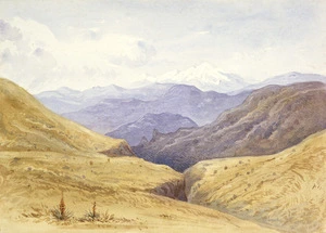 [Fox, William] 1812-1893 :Between Roaring Meg & Lake Wakatipu Otago N. Zd. [1864?]