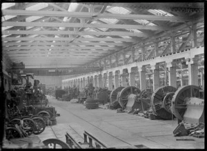 Railway workshops, possibly at Hutt Railway Workshops