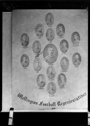 Montage, Wellington Rugby Football Union representative team of 1879