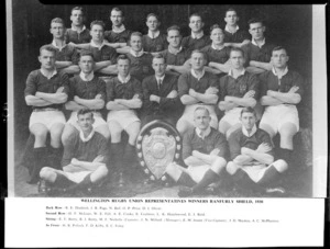 Wellington Rugby Football Union representative team, winners of the Ranfurly Shield, 1930