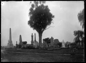 Military cemetery at Tauranga, 1924.