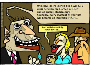 Doyle, Martin, 1956- :Wellington super city. 4 December 2014