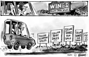 Wines. Cellar door sales. 29 September 2010