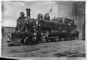 Ww Class steam locomotive NZR 131, 4-6-4T type, Petone Workshops