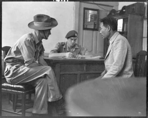 Captain of boat which brought illegal Korean immigrants to Japan, under interrogation at Shimonoseki