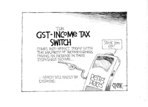 The GST-INCOME TAX SWITCH. 1 October 2010