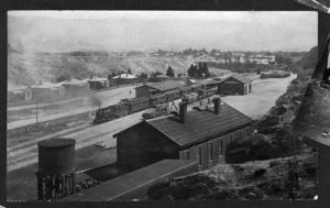 Cromwell Railway Station and railway yards