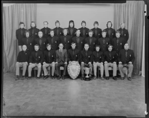 Wellington Rugby Football Union representative team of 1974, with Ranfurly Shield