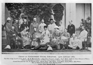 Group at Government House, Singapore