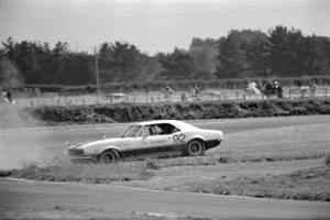 Chevrolet Camaro, driven by Spencer Black, racing in Levin