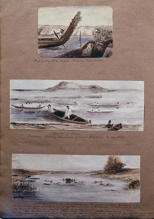 Pearse, John, 1808-1882 :[Canoes. 1854 - 1856]