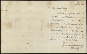 Letter from Rev John Wesley to Betsy Briggs