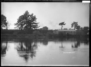 Waikato River at Ngaruawahia, 1910 - Photograph taken by G & C Ltd