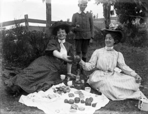 Women picnicking