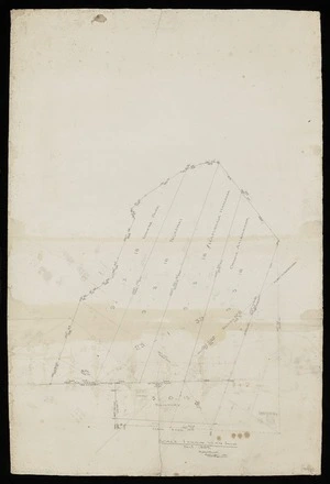 Wyles & Buck :[Pitoone Station, Taari Waitara & Ors [others]., division & land taken by railway] [ms map]. Wyles & Buck, Wellington, Dec, 1885.