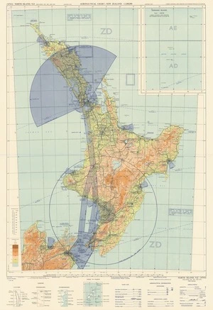 World aeronautical chart, ICAO 1:1,000,000. 3474S, North Island, N.Z. : (including 3362, 3453, and 3474).