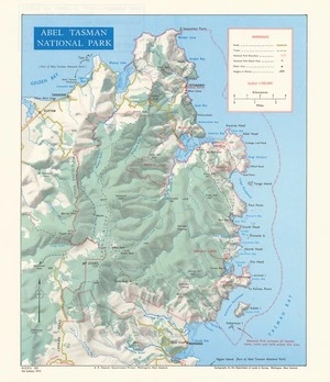 Abel Tasman National Park / cartography by the Department of Lands & Survey, Wellington, New Zealand.