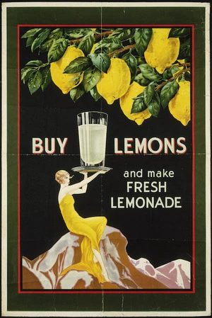 [Moran, Joseph Bruno], 1874?-1952 :Buy lemons and make fresh lemonade. [1920s].