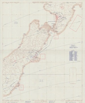 Aeronautical plotting chart 1:1,000,000. South Island, New Zealand, training chart.