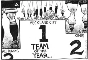 Scott, Thomas, 1947- :Auckland City 1 Team of the Year... 23 December 2014