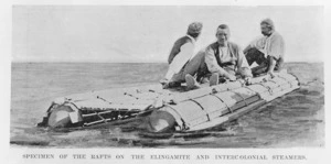 Specimen of one of the life rafts held on board the Elingamite and other intercontinental steamships