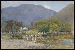 Hanson, Albert J, 1866-1914 :The river at Picton. 1899