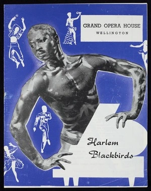 Grand Opera House Wellington :Harlem Blackbirds [Front cover. 1956]
